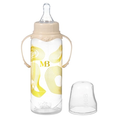 Bottle for feeding "M&B", 250 ml cylinder, with handles-1