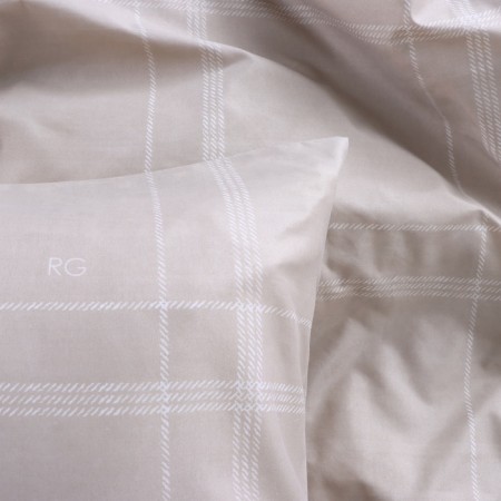 KPB Lovelife duet "Beige Cage" 143*215cm-2pcs, 220*240cm, 50*70cm-2pcs, microfiber, 100%p/e-1