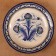 The pancake of Rishtan ceramics "Patterns", 24 cm, Blue Mix