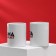 A set of mugs for two “mom is resting, dad drinks”, 2 circles, 320 ml