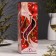 Candle Antique aromatic "cherry", 2.3x 24.5 cm, 5 hours, 55 g, burgundy