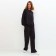 Women's costume (sweatshirt/pants), black color, size 48
