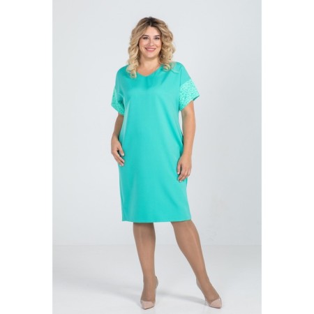 Women's dress, size 54, the color is light green-2