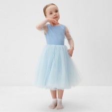 Elegant children's dress Minaku: Partydress, Blue color, height 110 cm