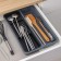 Tray for cutlery and knives, 40 × 26 × 5.1 cm, 2 compartments