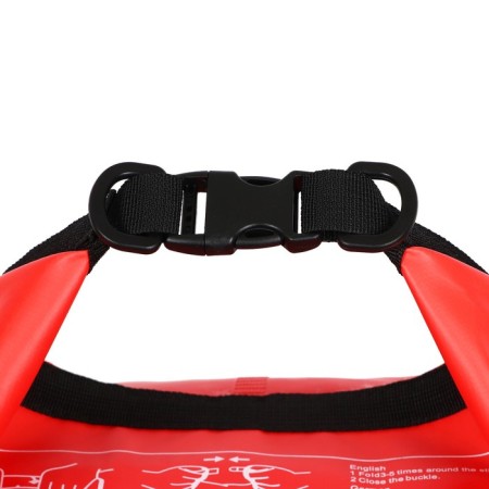 Yugana Germushka, PVC, waterproof 40 liters, two belts, red-6