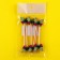 Butterfly skewers, set 6 pcs, color mix