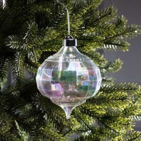 Christmas tree toy LED Retro, 17x12 cm, 12 LED, AAX2 batteries (not in the kit), glow warm white-1