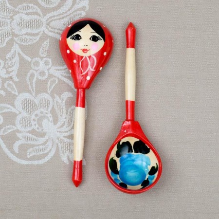 Spoon Poloba "Matryoshka", 19 × 6 cm, mix-7