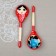 Spoon Poloba "Matryoshka", 19 × 6 cm, mix