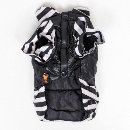 Jacket for dogs with shutters, size 6 (DS 43, Osh 44, OG 60 cm), black-6