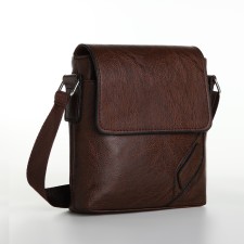 Male bag, brown color
