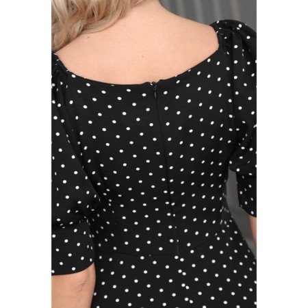 Female dress, size 46, black color-12