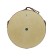 Mirror Uperwood Round, 80 cm, LED backlight, sensor, brown belt