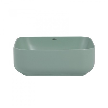 ABBER RECHTECK AC2211MCG shell, 385x385x135 mm, light green, matte-2