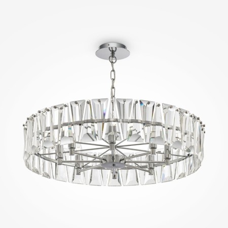 Suspension lamp Maytoni Mod043PL-08CH, 8CHE14, 60W, 75x75x66.8 cm, color chromium