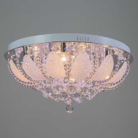 Chandelier 55725/600 CR chrome 8x40W E14 LED PDU 60x60x27cm-1