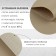 Artificial leather, 137 × 50 cm, 0.5 mm, beige color