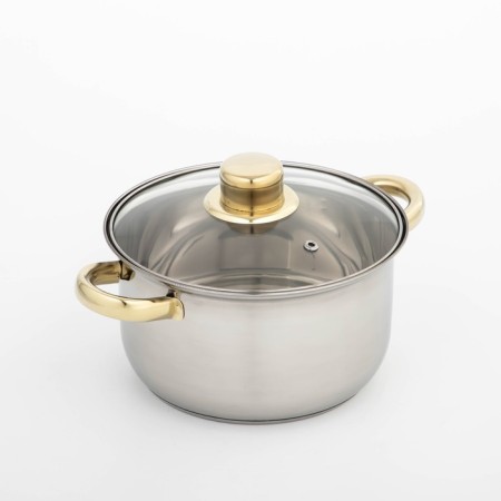 A stainless steel pan with a luxury luxury lid, 2.2 l, d = 19 cm-1