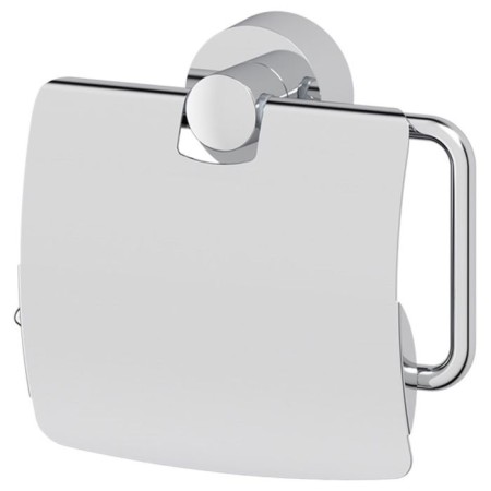 Toilet paper holder with a lid, chrome, fbs