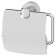 Toilet paper holder with a lid, chrome, fbs