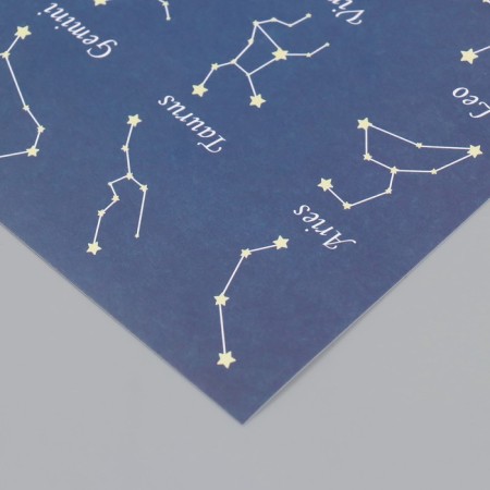 Constellation Scrapbooking Paper Density 180 grams set 10 pcs 15.5x17 cm-3