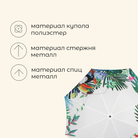 Beach umbrella maclay, d = 260, cm h = 240 cm-1