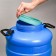 Food flash, 30 l, neck 18.5 cm, blue
