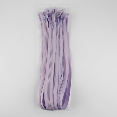 Lightning "Spiral", No. 5, detachable, automatic lock, 80 cm, lilac color-2