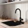 IDDIS Cuba kitchen mixer with a filtered water channel, black