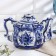Teapot "Sidorov", Gzhel