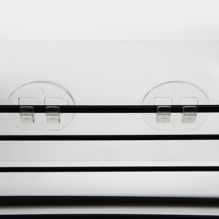 Shelf on Velcro Dolyan, 26.5 × 11 × 5 cm, black color-5