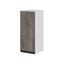 A cabinet hinged with 1 door nocturne 300x300x720 white/dark concrete/anthracite