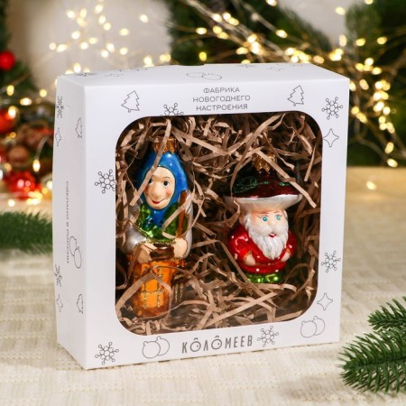 Set "Fairy Tale 3", of 2 figures (H-11 cm, H-10 cm), in gift packaging-1