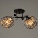 Chandelier "Dack" 2he27 40w Black 46x10x22 cm Bayerlux