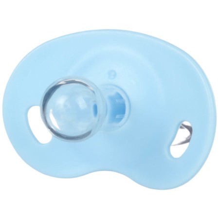 Object-dummy classic, silicone, +3 months, with a cap, mix for a boy M&B-9