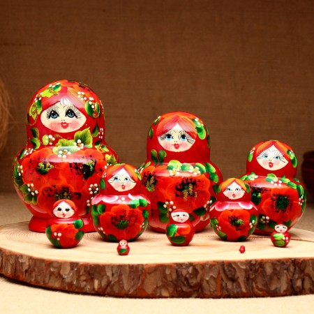 Domeshoshka 10-doll "Elina", 12-13 cm
