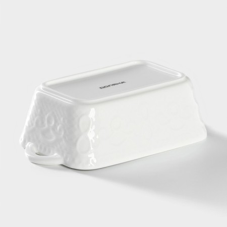 Baking form of heat -resistant ceramics of the Lanzo, 16 × 9.2 cm, white color-2
