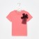 T-shirt Children's KAFTAN "Bow", 28 (86-92 cm), coral