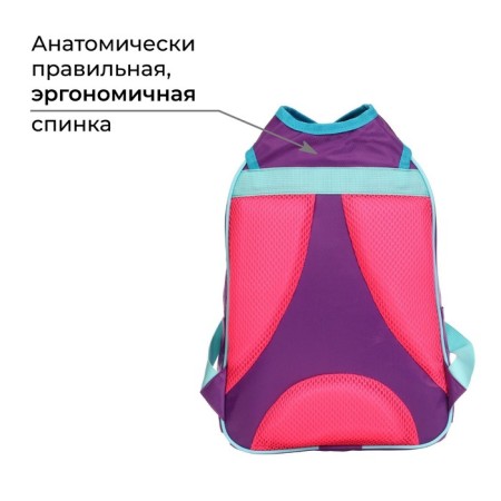 School backpack Calligrata "Owl", 37x26x13 cm-2
