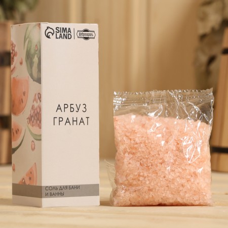 Соль для бани и ванны "Арбуз и Гранат" 150 г Добропаровъ