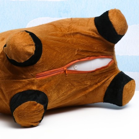 Toy - Children's "Horse" Rubber inflatable jumper, 50x27cm, in a case, brown-3