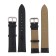Solomon watch strap, 20 mm, genuine leather, L-20 cm, black