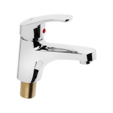 Zein Z3658 sink mixer, single-leaf, pouring height 9 cm, ABS plastic, chrome