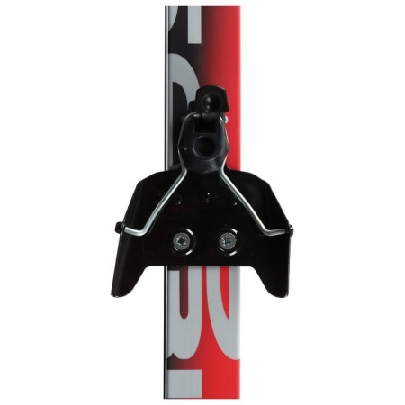 Ski kit: plastic skis 195 cm without notches, fiberglass sticks 155 cm, NN75 mm fasteners, Mix color-6