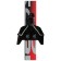 Ski kit: plastic skis 195 cm without notches, fiberglass sticks 155 cm, NN75 mm fasteners, Mix color