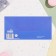 Money envelope "On Birthday!" blue, embossing, 17 x 8 cm