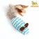 A toy for cats "Mouse-Grandmoshka", 7 cm, blue and white