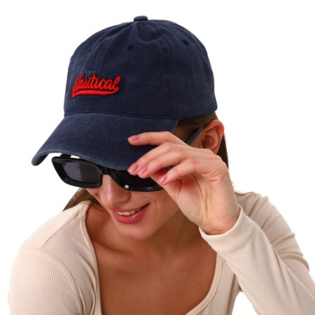 Women's cap nautical, jeans, rr 56-9