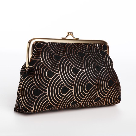 Cosmetic bag on the farmar, black color